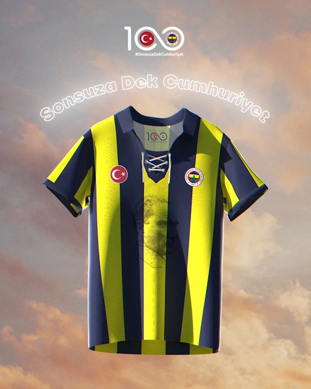 Fenerbahçe, 29 Ekim’de sahaya Cumhuriyet’in 100. yılına özel formayla çıkacak
