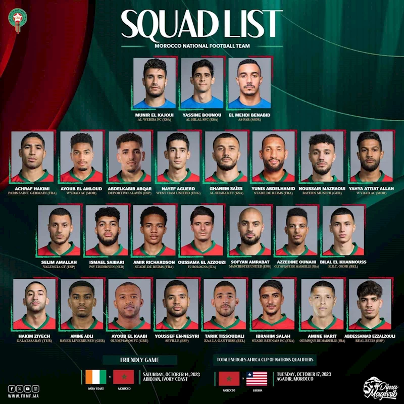 Hakim Ziyech’e milli davet
