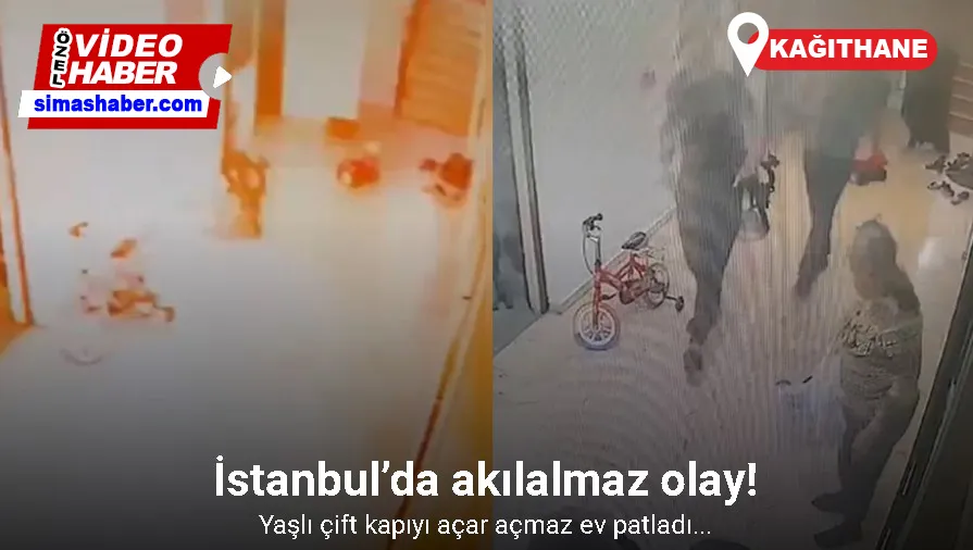 İstanbul’da akılalmaz olay kamerada: İlaçlanan ev patladı, ortalık karıştı