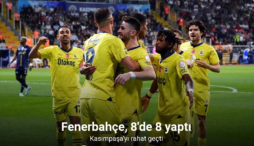 Trendyol Süper Lig: Kasımpaşa: 0 - Fenerbahçe: 2 (Maç sonucu)