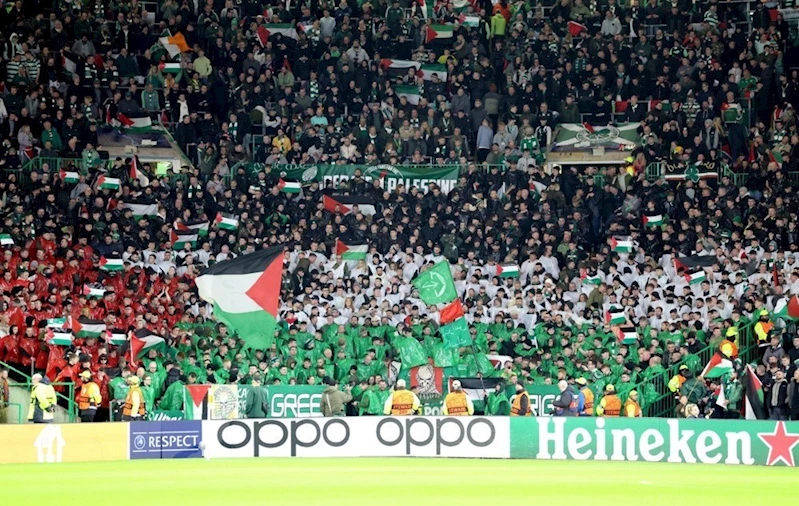 Celtic’ten Filistin bayrağı açan taraftarlara yasak
