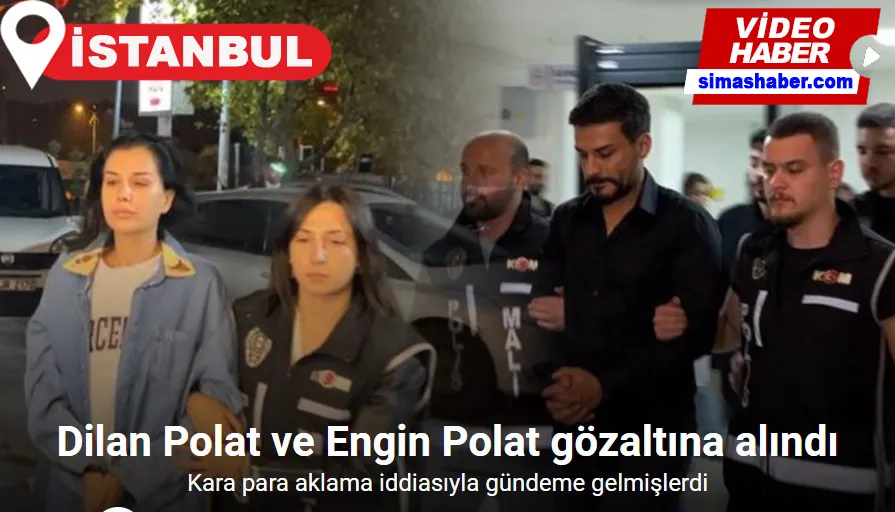 Gözaltına alınan Engin Polat ve eşi Dilan Polat sorgulanmak üzere Emniyet Müdürlüğüne getirildi