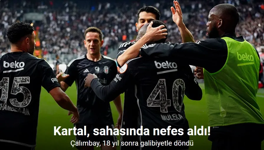 Trendyol Süper Lig: Beşiktaş: 1 - RAMS Başakşehir: 0 (Maç sonucu)