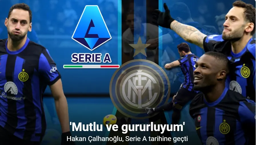 Hakan Çalhanoğlu, Serie A tarihine geçti