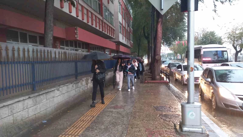 Edirne’de yağış sevindirdi
