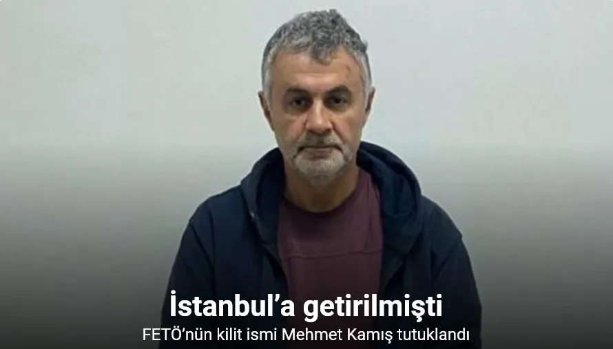 İzmir’de yakalanan FETÖ’nün kilit ismi İstanbul’a getirildi