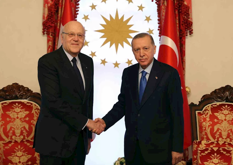 Cumhurbaşkanı Erdoğan, Lübnan Başbakanı Mikati ile görüştü
