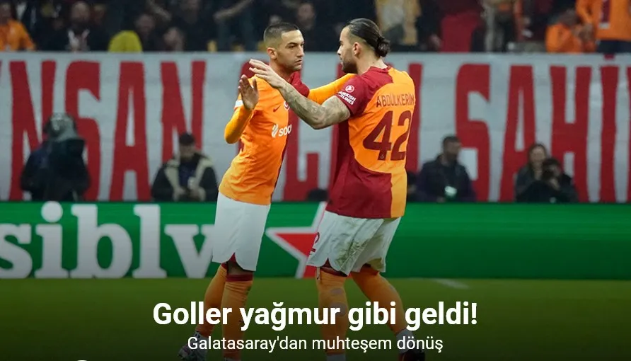 UEFA Şampiyonlar Ligi: Galatasaray: 3 - Manchester United: 3 (Maç sonucu)