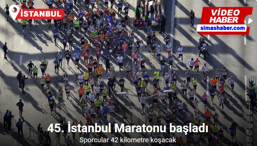 Türkiye İş Bankası 45. İstanbul Maratonu başladı