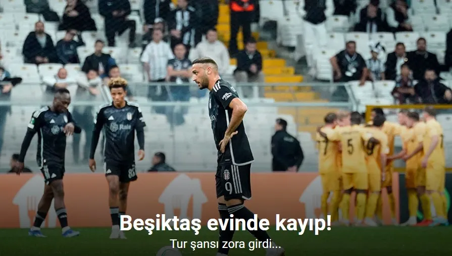 UEFA Avrupa Konferans Ligi: Beşiktaş: 1 - Bodo/Glimt: 2 (Maç sonucu)