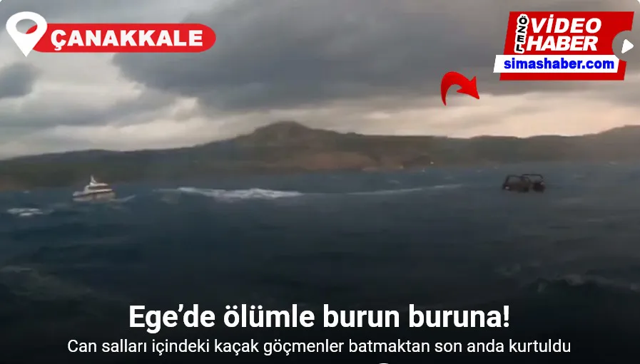  Ege’de ölümle burun buruna...O anlar kamerada