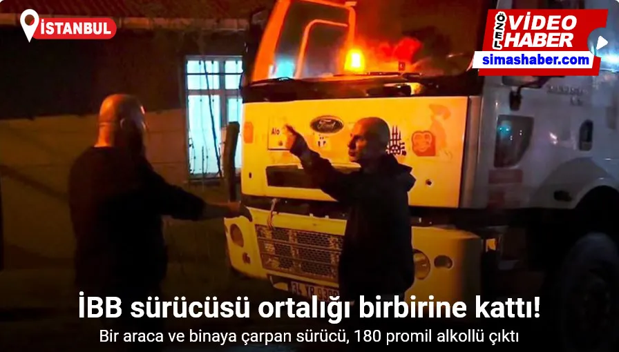 Arnavutköy’de alkollü İBB sürücüsü ortalığı birbirine kattı