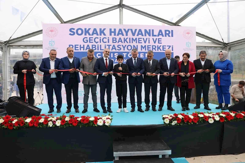 Sokak hayvanlarına geçici bakımevi hizmete açıldı
