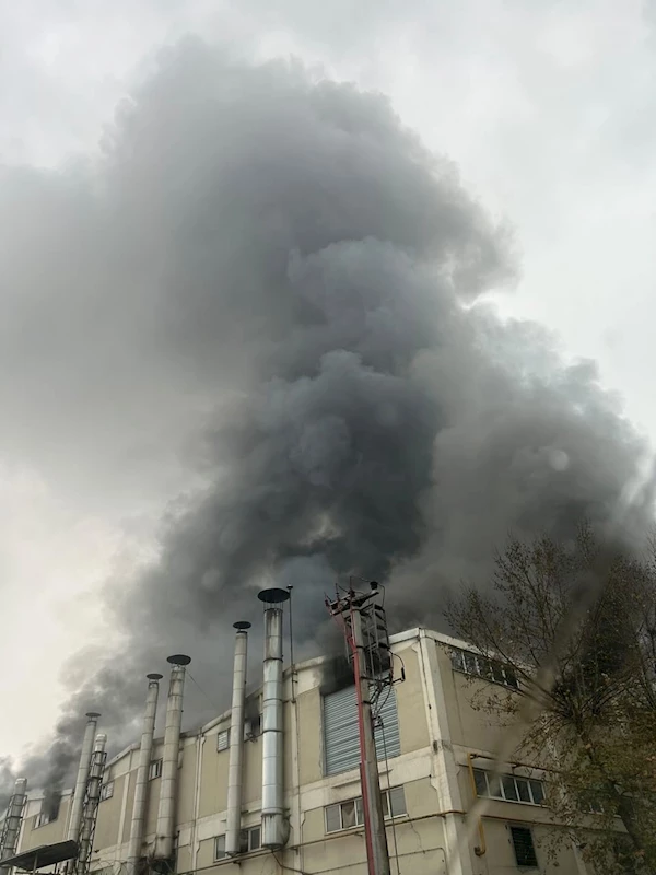 Bursa’da tekstil fabrikasında büyük yangın
