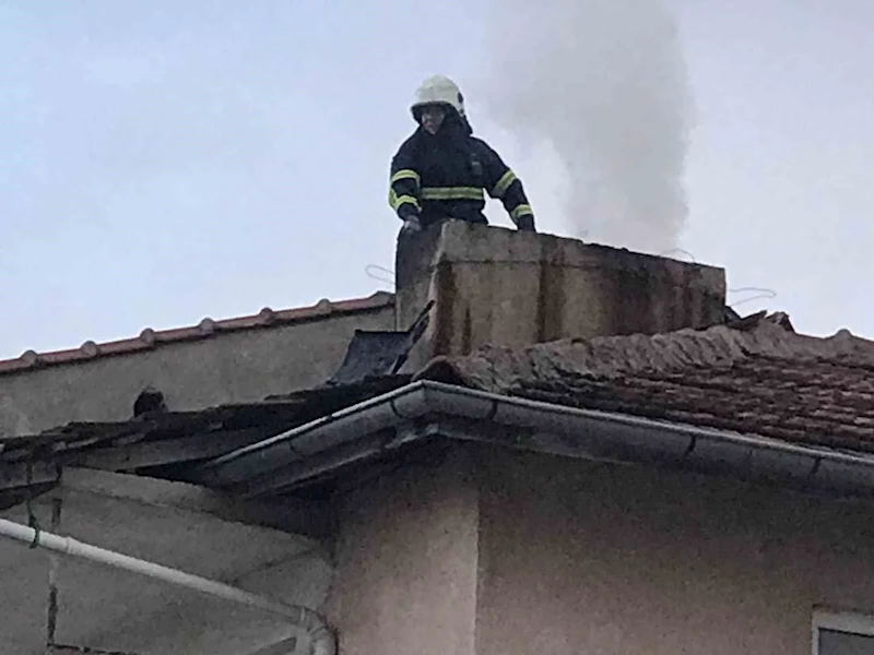 Bilecik’te baca yangını
