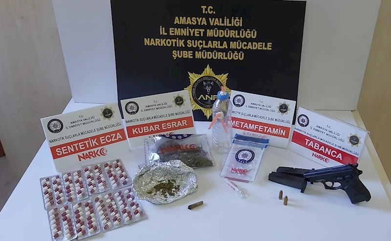 Amasya’da Narkogüç operasyonunda 17 gözaltı
