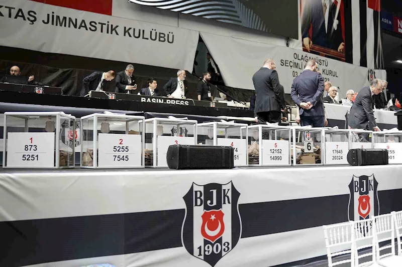 Beşiktaş’ta oy sayma işlemi başladı
