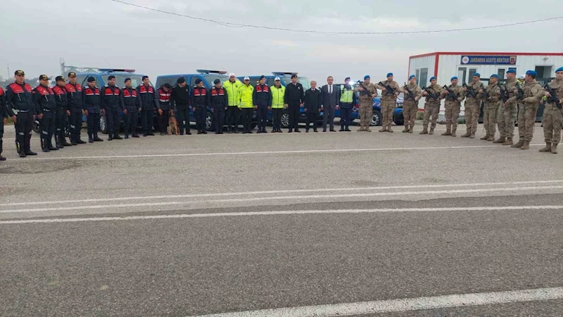 Tekirdağ’da yılbaşında emniyet ve jandarma görevi başında
