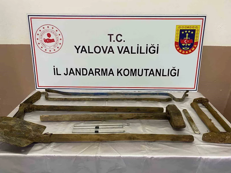 Yalova’da jandarmadan definecilere suçüstü
