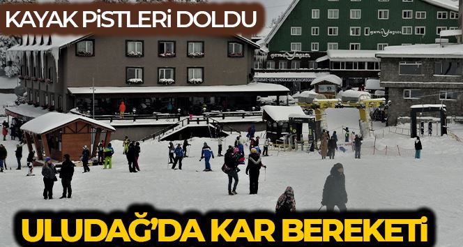 Uludağ’da kar bereketi