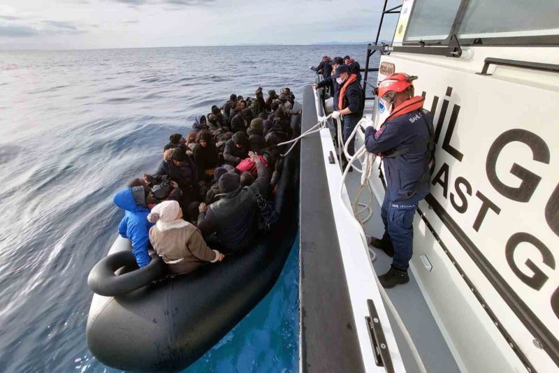 Fethiye’de 41 düzensiz göçmen kurtarıldı
