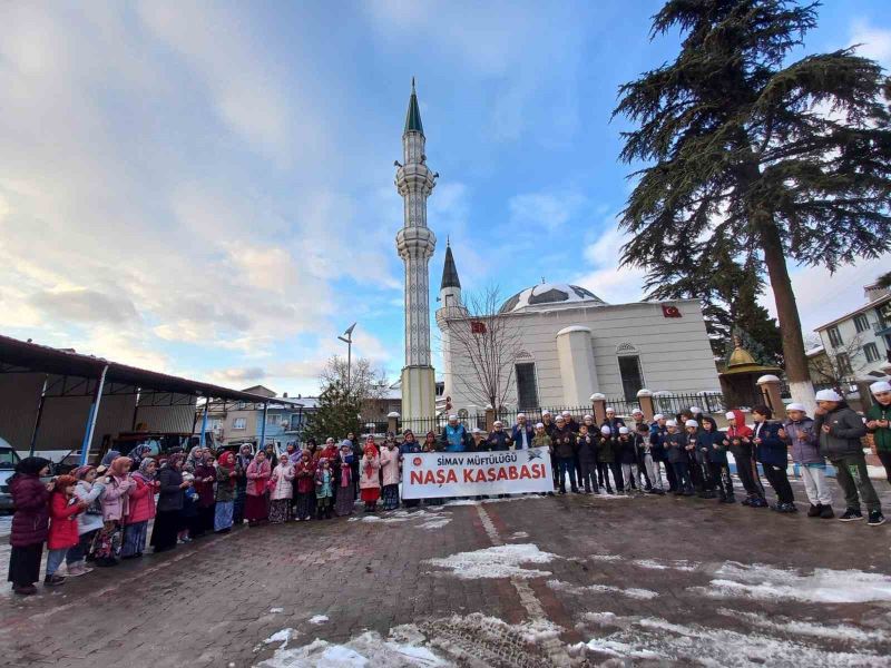 Öğrencilerden deprem bölgesine yardım ve hatim