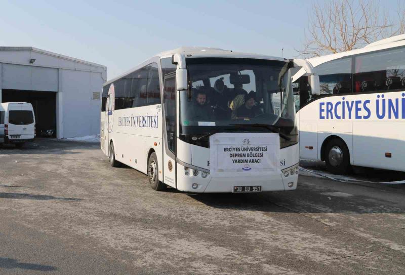 Deprem Bölgesine ERÜ’den Sağlık Ekibi Gönderilmeye Devam Ediyor
