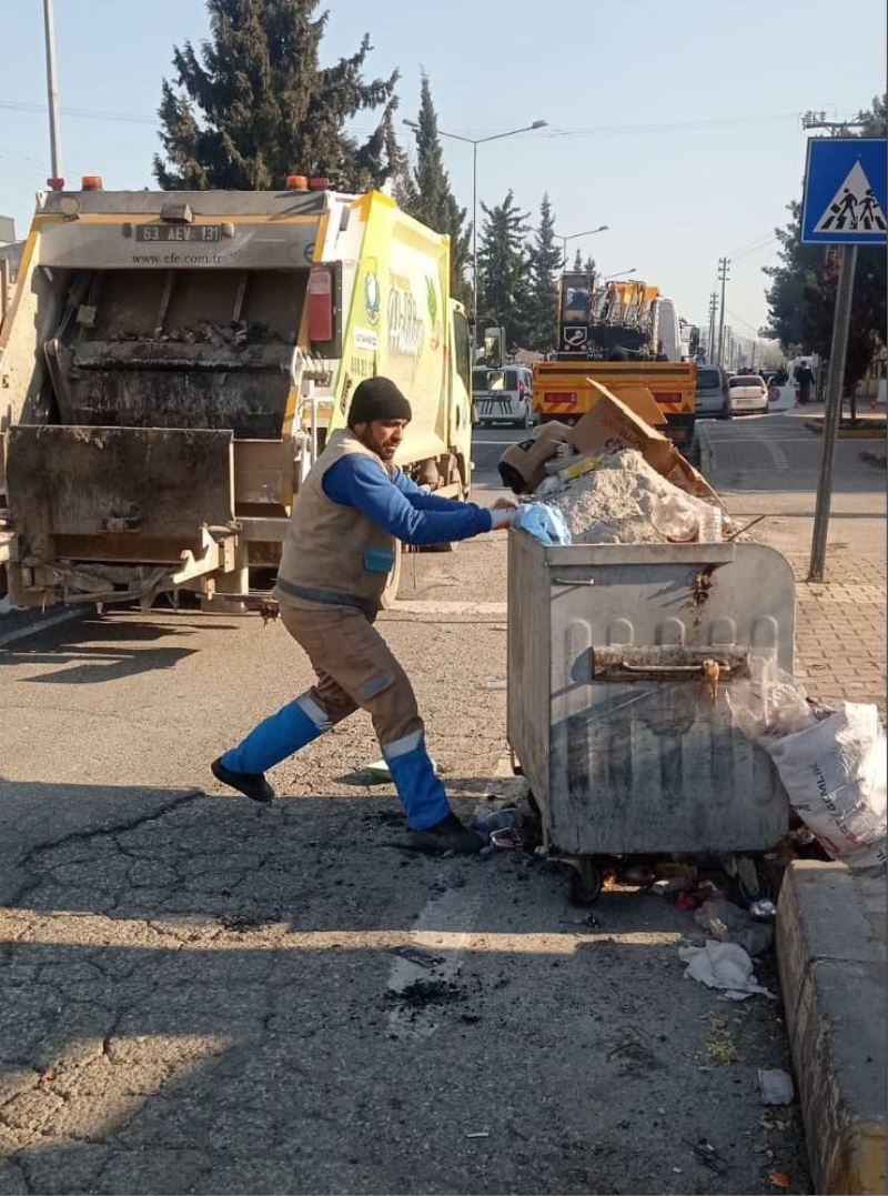 Haliliye’den Adıyaman’a temizlik desteği
