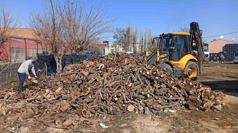 Siirt’ten deprem bölgesine ilk etapta 35 ton odun gönderilmeye başlandı
