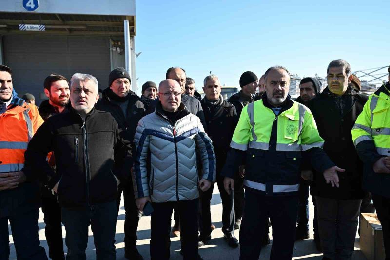 Başkan Gürkan Hatay’a destek ziyaretinde bulundu