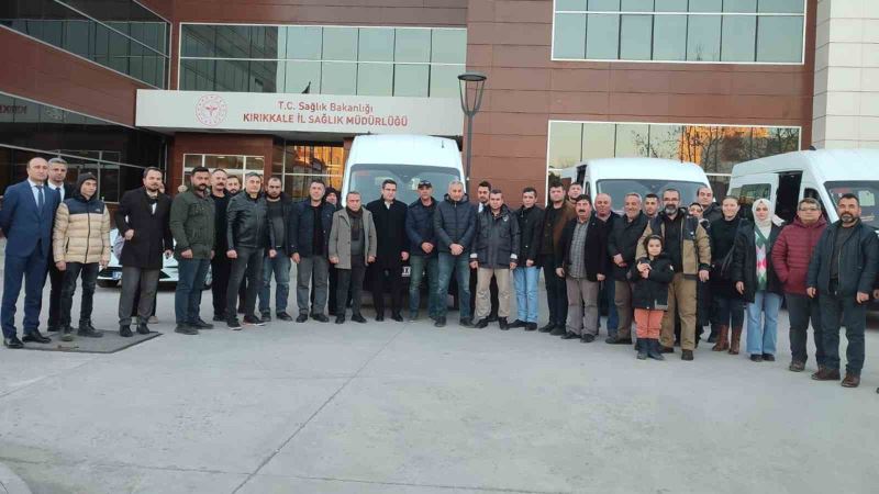 Kırıkkale’den deprem bölgesine takviye sağlık personeli gönderildi
