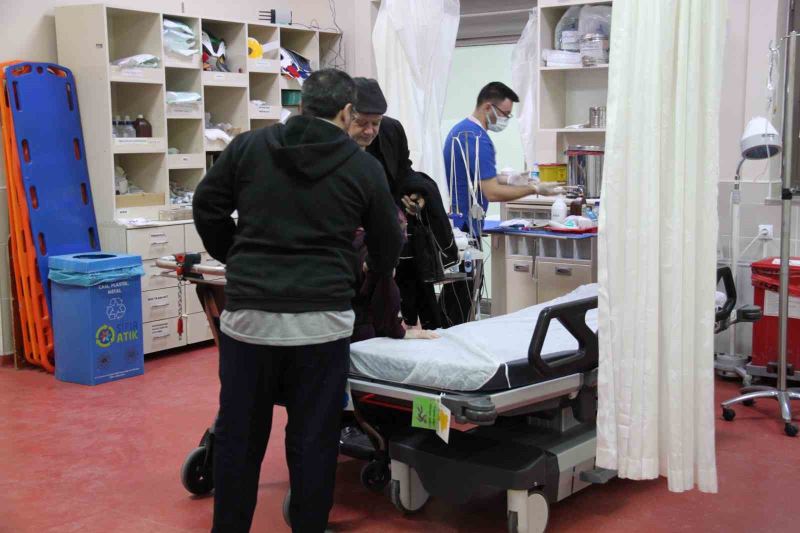 Deprem bölgesinden gelenler için hastanede 