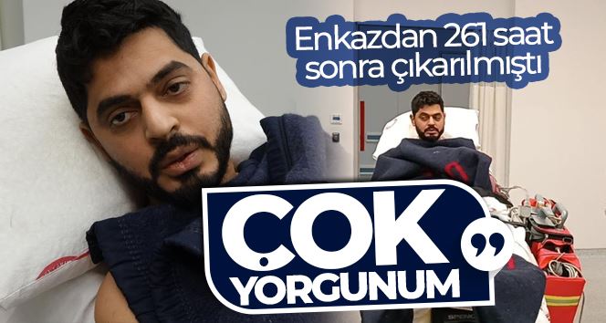 Enkazdan 261 saat sonra çıkarılan Mustafa Avcı, Mersin’e getirildi