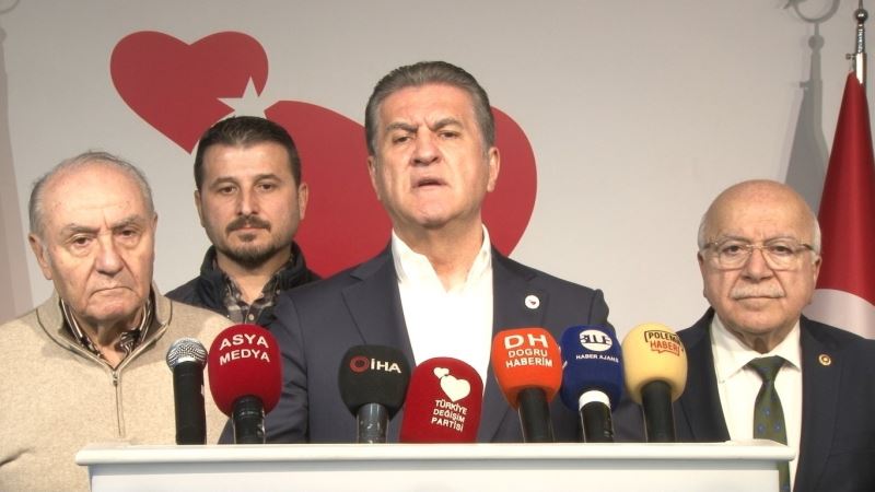 TDP Genel Başkanı Sarıgül: “Yalova’daki depremdi, Kahramanmaraş’taki büyük bir felaket”
