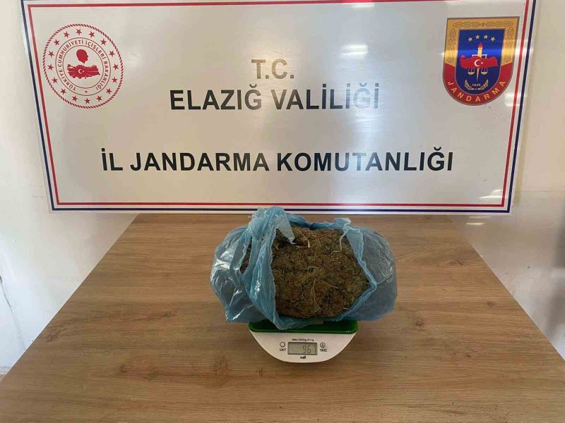 Elazığ’da 3,5 kilo uyuşturucu madde ele geçirildi, 2 kişi gözaltına alındı
