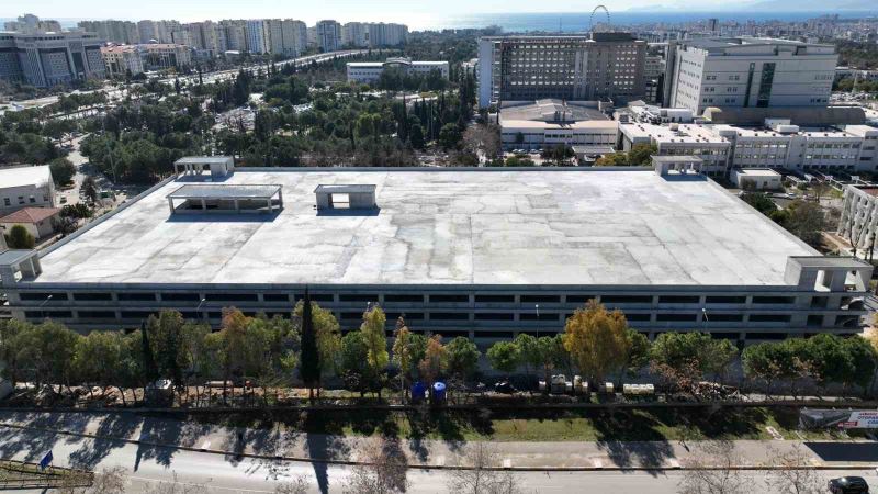 Akdeniz Üniversitesi Katlı Otoparkı’nda betonarme imalatı tamamlandı

