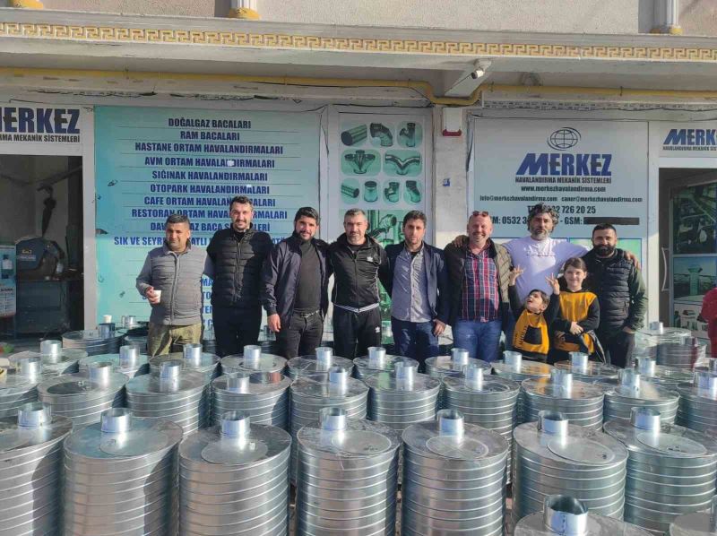 Tekirdağ’da depremzedeler için 3 günde 660 adet soba üretildi
