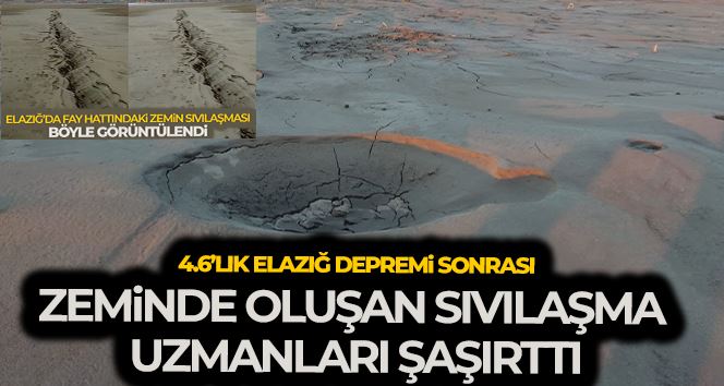 4.6 büyüklüğündeki depremde zeminde sıvılaşma oluşması uzmanları da şaşırttı