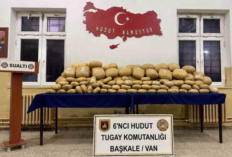 Van’daki arama tarama faaliyetinde 486 kilogram uyuşturucu madde ele geçirildi
