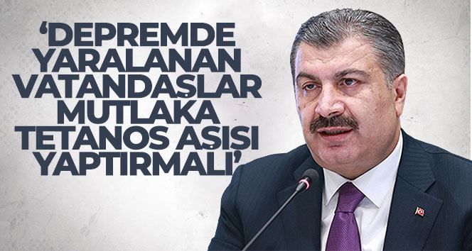 Bakan Koca: “Görev yeri deprem bölgesi olan ve tayin isteyen sağlık personeli için düzenleme yaptık”