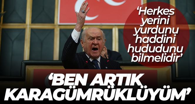 MHP Genel Başkanı Bahçeli: “Ben artık Karagümrüklüyüm”