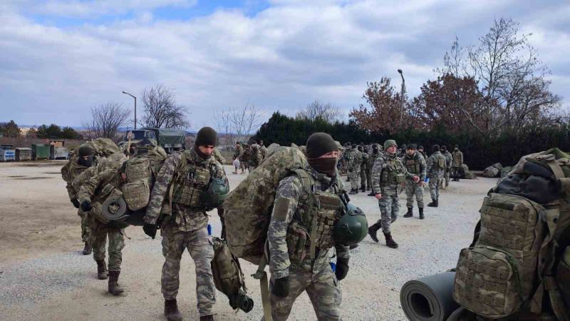 Edirne’den komando taburu Gaziantep’e intikal ediyor