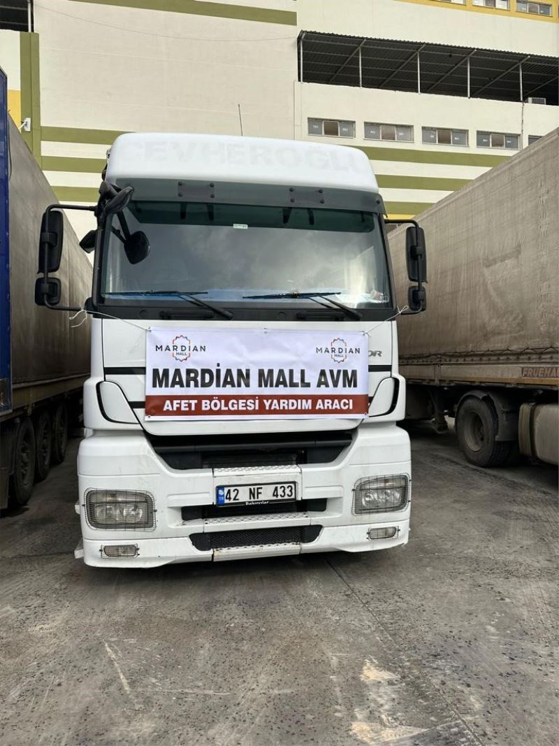 Mardian MALL depremde etkilenen bölgelere destek seferberliği başlattı
