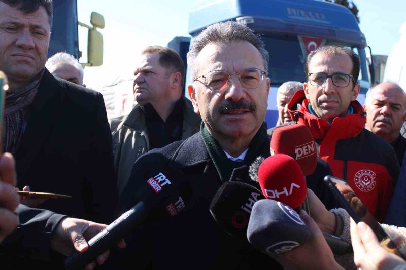 Aydın’dan 154 yardım tırı afet bölgelerine gönderildi