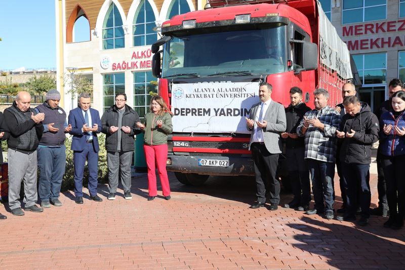 ALKÜ’den deprem bölgesine bir tırlık yardım