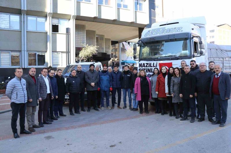 Nazilli’de yardım kampanyası 4’üncü gününde devam ediyor