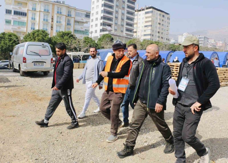 Depremzede çocukların park talebi yerine getirilecek