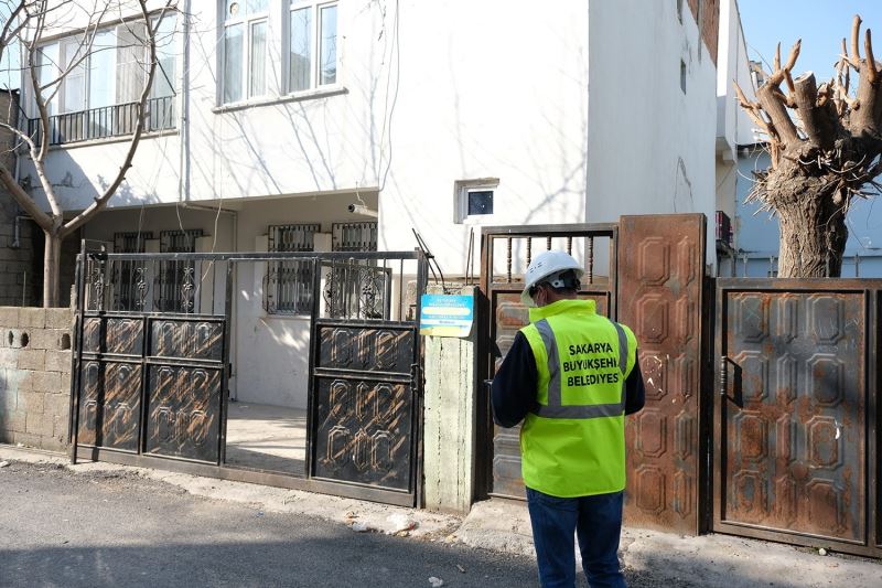 Sakarya Büyükşehir’den hasar tespiti çalışmalarına destek