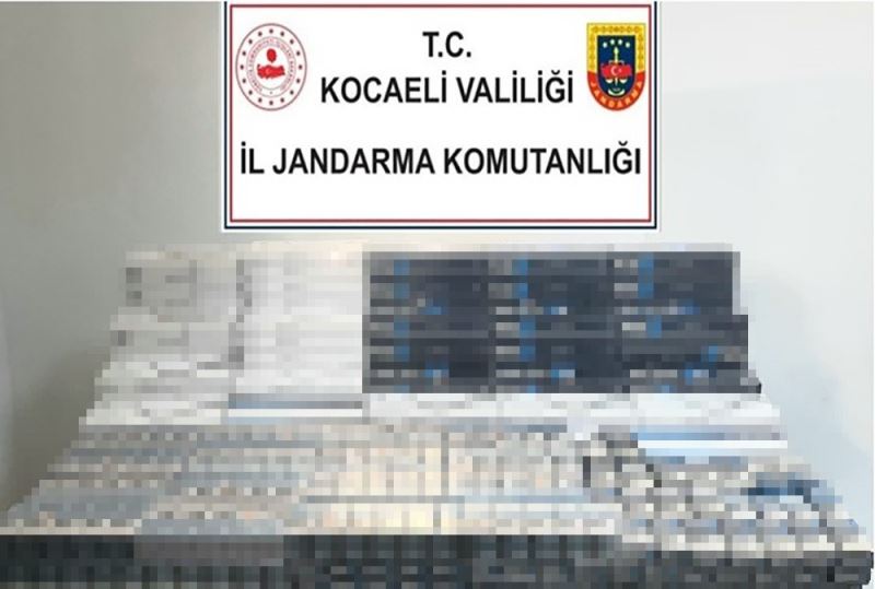 Kocaeli’de bin 280 paket kaçak sigara ele geçirildi
