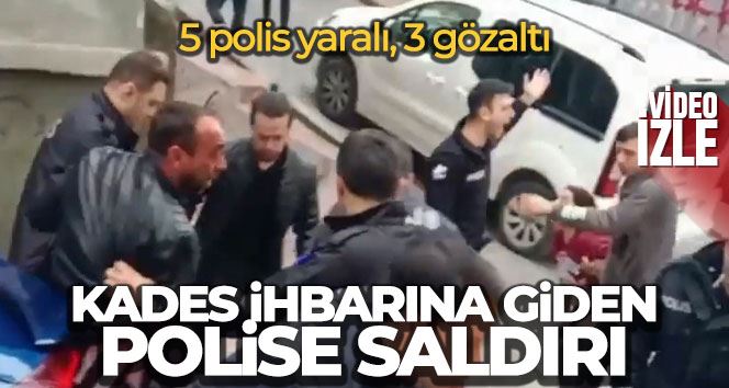 Beyoğlu’nda KADES ihbarına giden polise saldırı: 5 polis yaralı, 3 gözaltı